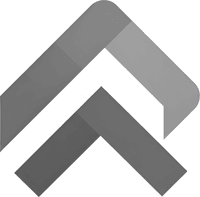 Минималистичный абстрактный логотип компании Flashwm в серых тонах на белом фоне